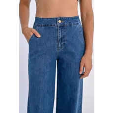 MOLLY BRACKEN MOLLY BRACKEN 25E JEANS EVASE BLEU DENIM