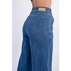 MOLLY BRACKEN MOLLY BRACKEN 25E JEANS EVASE BLEU DENIM