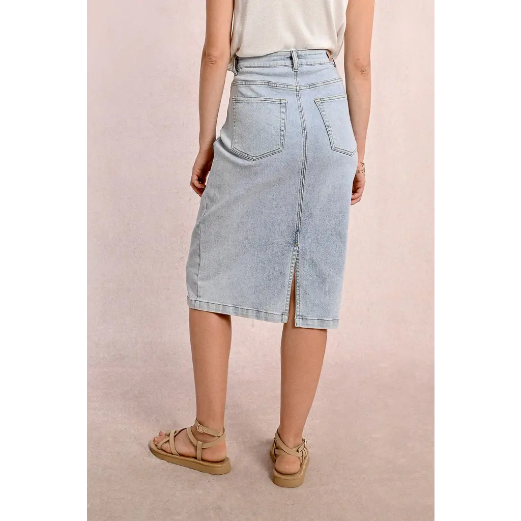 MOLLY BRACKEN MOLLY BRACKEN 25E JUPE JEANS BLEU DENIM