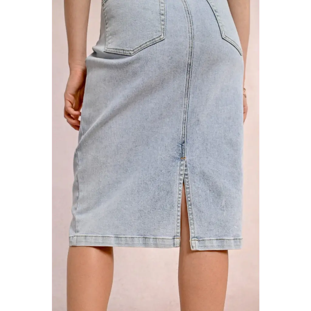 MOLLY BRACKEN MOLLY BRACKEN 25E JUPE JEANS BLEU DENIM