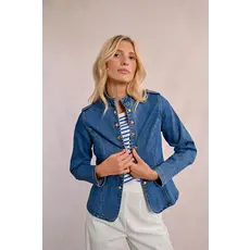 MOLLY BRACKEN MOLLY BRACKEN 25E VESTON JEANS BLEU DENIM