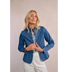 MOLLY BRACKEN MOLLY BRACKEN 25E VESTON JEANS BLEU DENIM