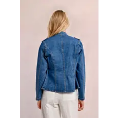 MOLLY BRACKEN MOLLY BRACKEN 25E VESTON JEANS BLEU DENIM