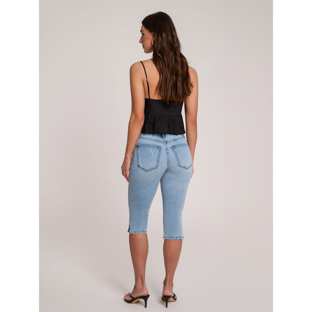 YOGA JEANS YOGA JEANS SKINNY CAPRI 2726 CLASSIC RISE 17'' BLUE AIR