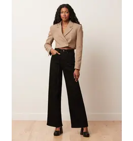 YOGA JEANS YOGA JEANS LILY WIDE 2224BK HIGH RISE 32'' BLACK