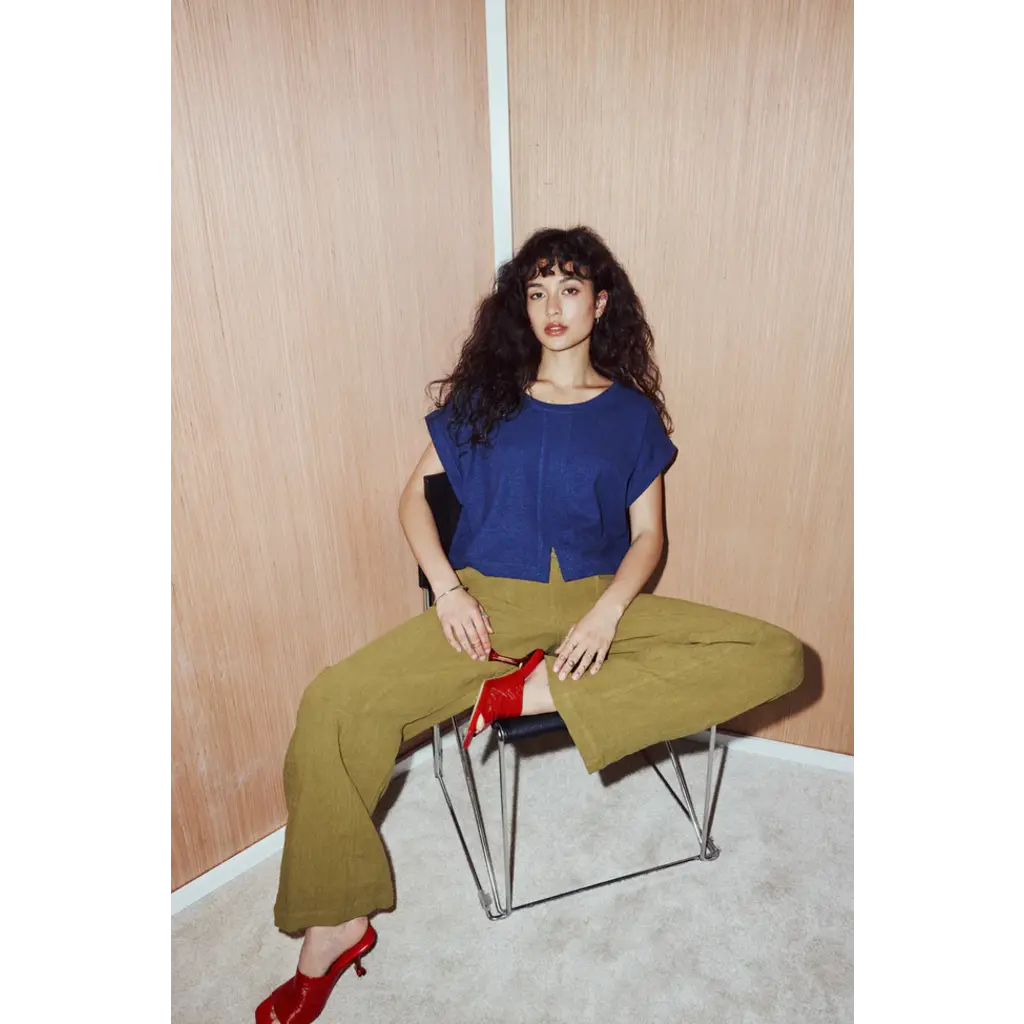 EVE GRAVEL EVE GRAVEL 25E HAUT DANDELION MARINE