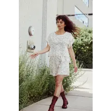 EVE GRAVEL EVE GRAVEL 25E SHORT LEVON MOTIF ONELINE CREME