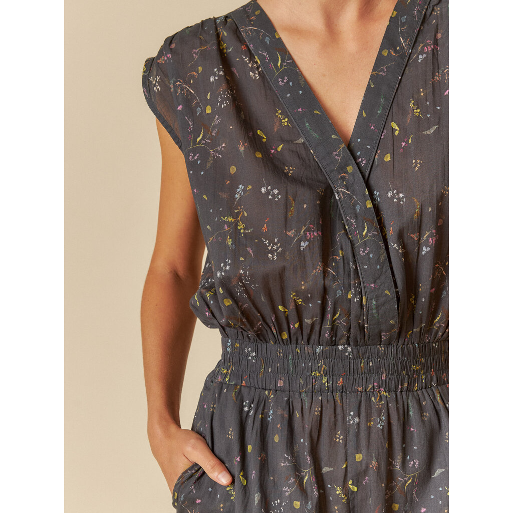 INDI AND COLD INDI AND COLD 25E COMBINAISON COTON IMPRIME CARBONE