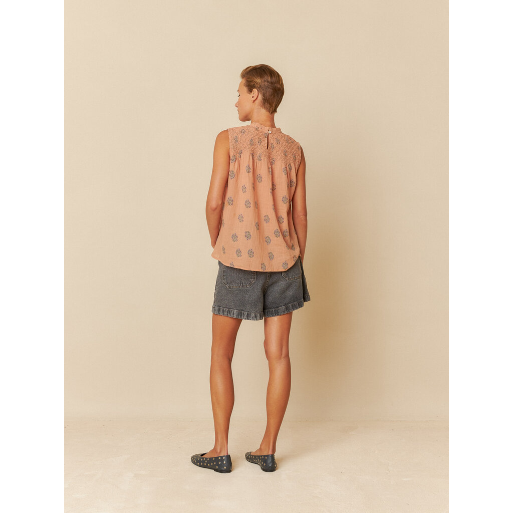 INDI AND COLD INDI AND COLD 25E BLOUSE SMOCK S MANCHES PECHE