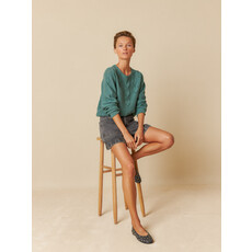 INDI AND COLD INDI AND COLD 25E PULL EFFET CROCHET EMERAUDE