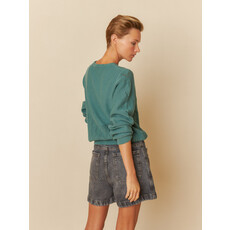 INDI AND COLD INDI AND COLD 25E PULL EFFET CROCHET EMERAUDE