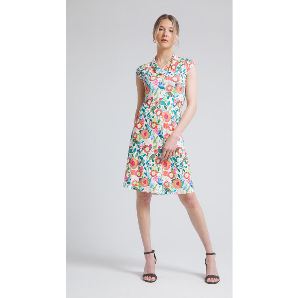 DINH BA DINH BA 25E ROBE ANNA FLEURS MULTI