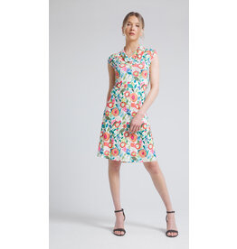 DINH BA DINH BA 25E ROBE ANNA FLEURS MULTI