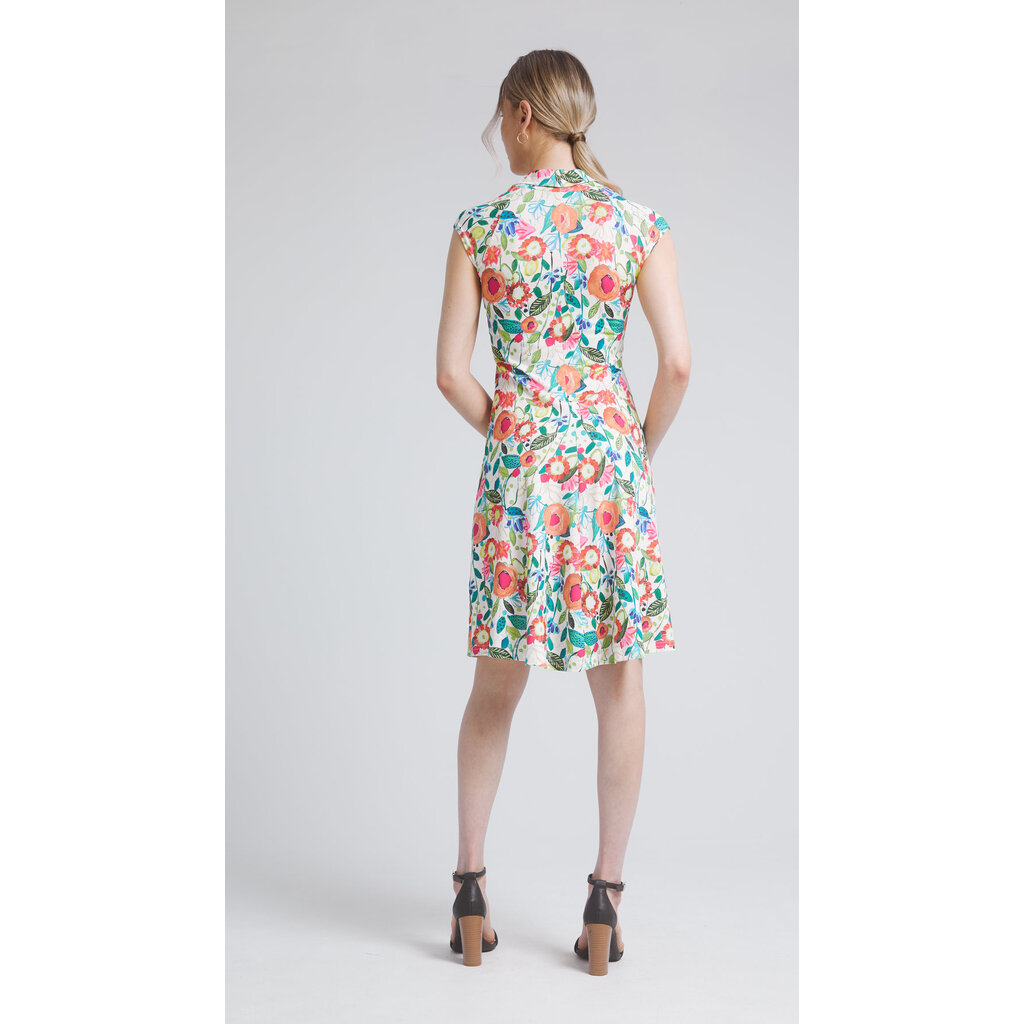 DINH BA DINH BA 25E ROBE ANNA FLEURS MULTI