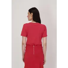 SPANNER SPANNER 25E TSHIRT EPAULES FRONCEES ROUGE POMME