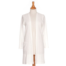 RIEN NE SE PERD TOUT SE CREE RIEN NE SE PERD VESTE RYTHME BLANC NATUREL