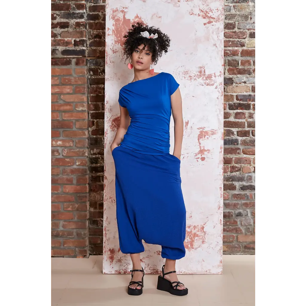 MELOW DESIGN MELOW PANTALON/SAROUEL KAYA COBALT