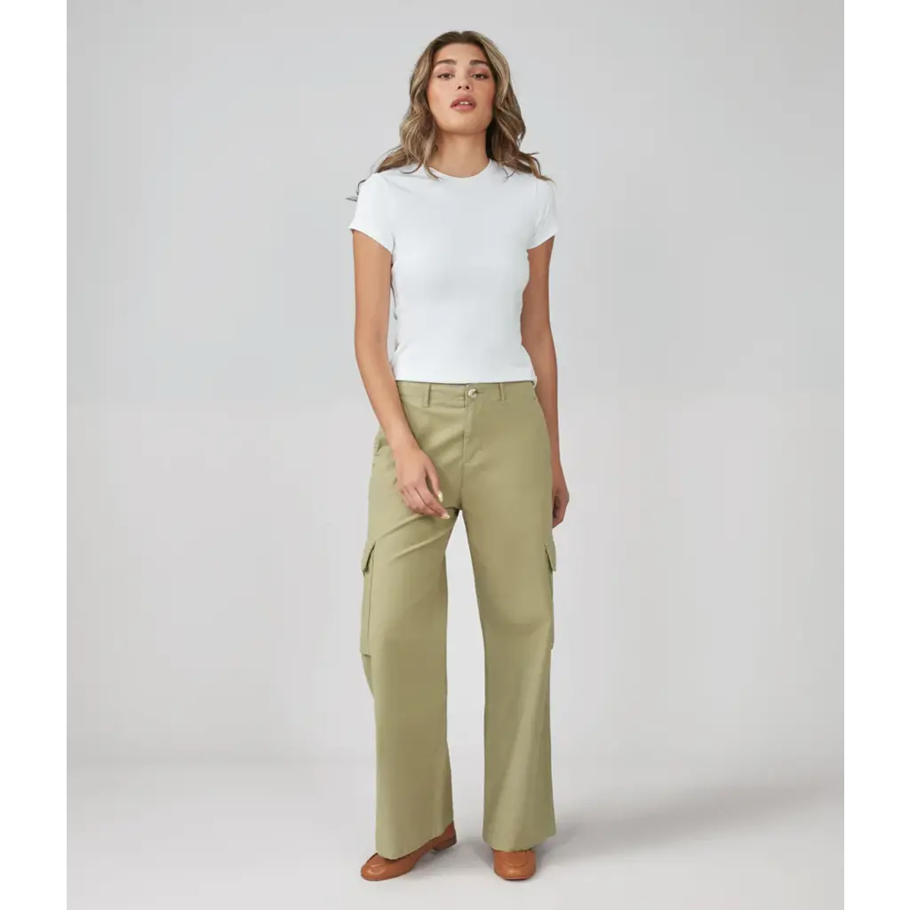 LOLA JEANS LOLA JEANS PANTALON 30'' ASHTON ARTICHOKE/VERT