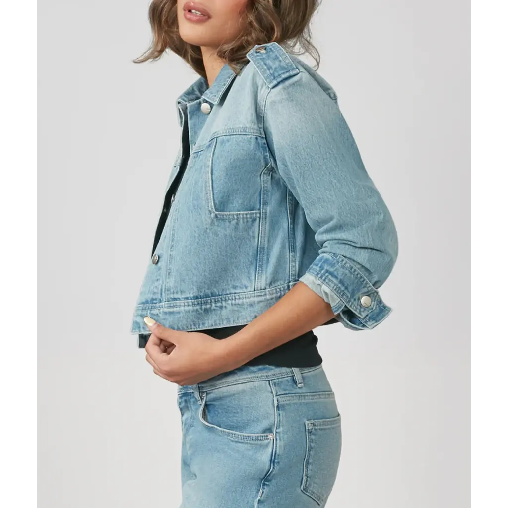 LOLA JEANS LOLA JEANS VESTE JEANS CROP CLOUD