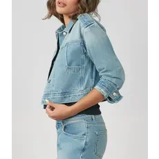 LOLA JEANS LOLA JEANS VESTE JEANS CROP CLOUD