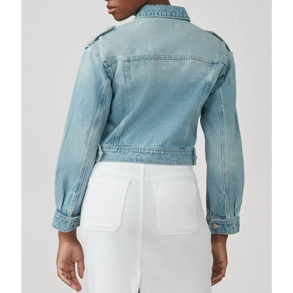 LOLA JEANS LOLA JEANS VESTE JEANS CROP CLOUD