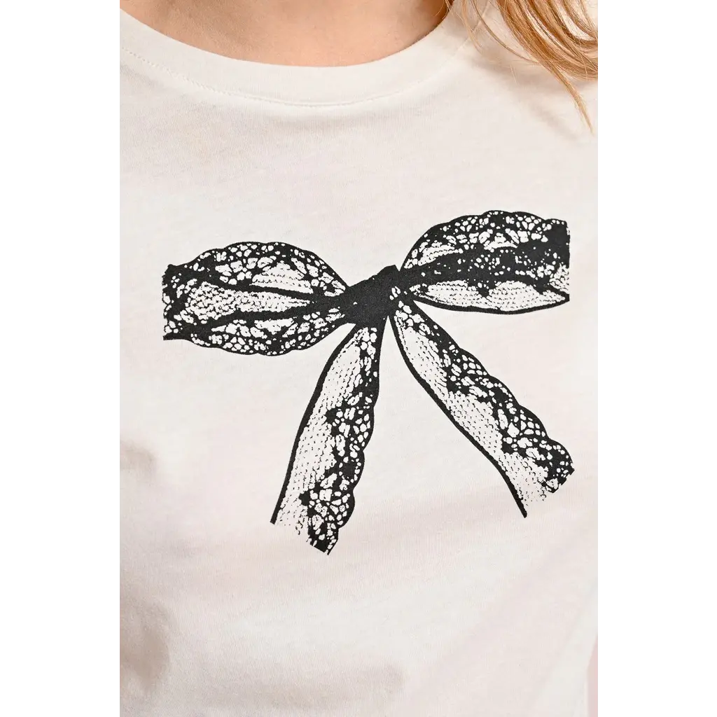 MOLLY BRACKEN MOLLY BRACKEN T SHIRT BOUCLE BLANC