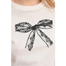 MOLLY BRACKEN MOLLY BRACKEN T SHIRT BOUCLE BLANC