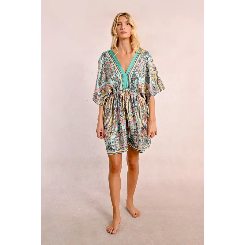 MOLLY BRACKEN MOLLY BRACKEN ROBE GREEN BLOOMA