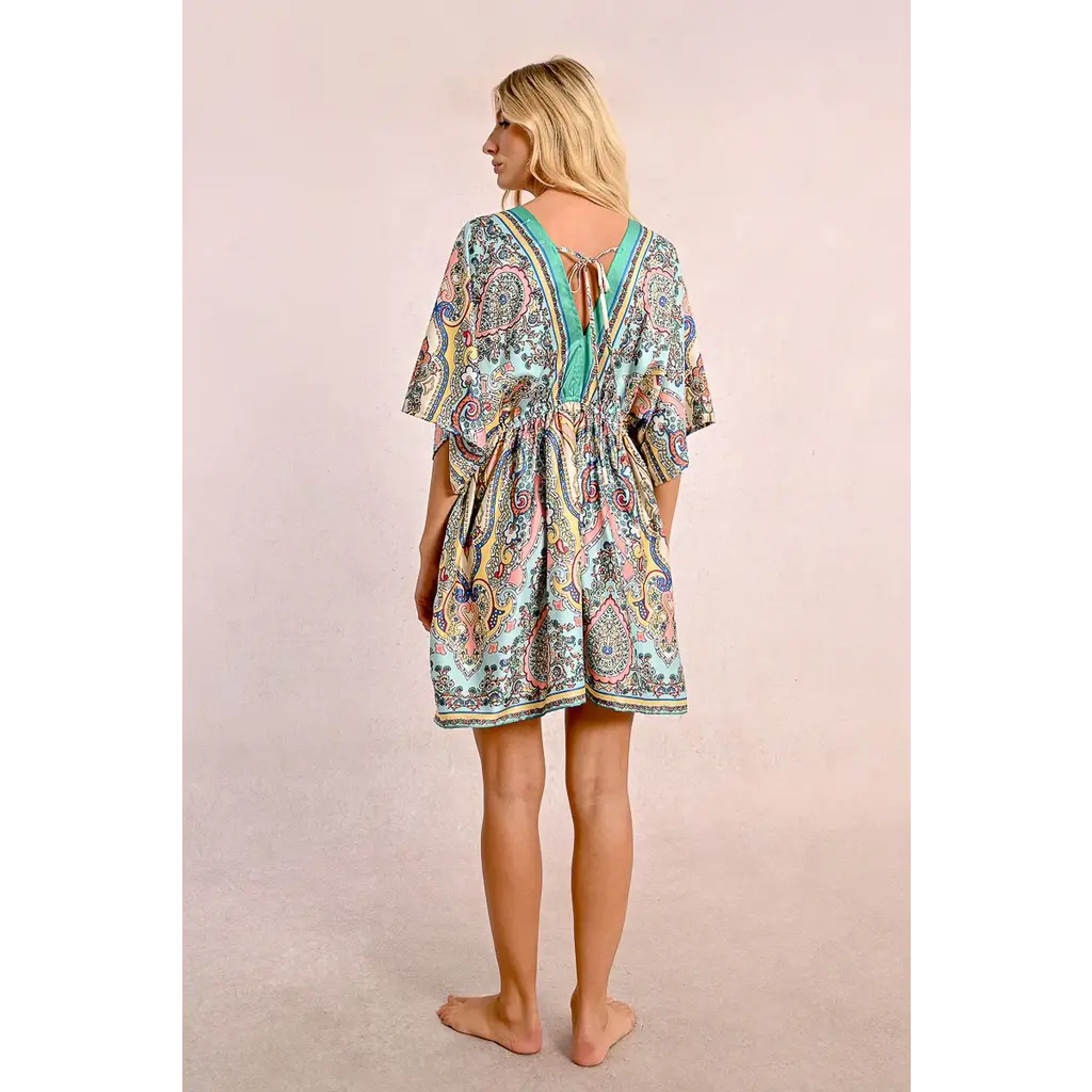 MOLLY BRACKEN MOLLY BRACKEN ROBE GREEN BLOOMA