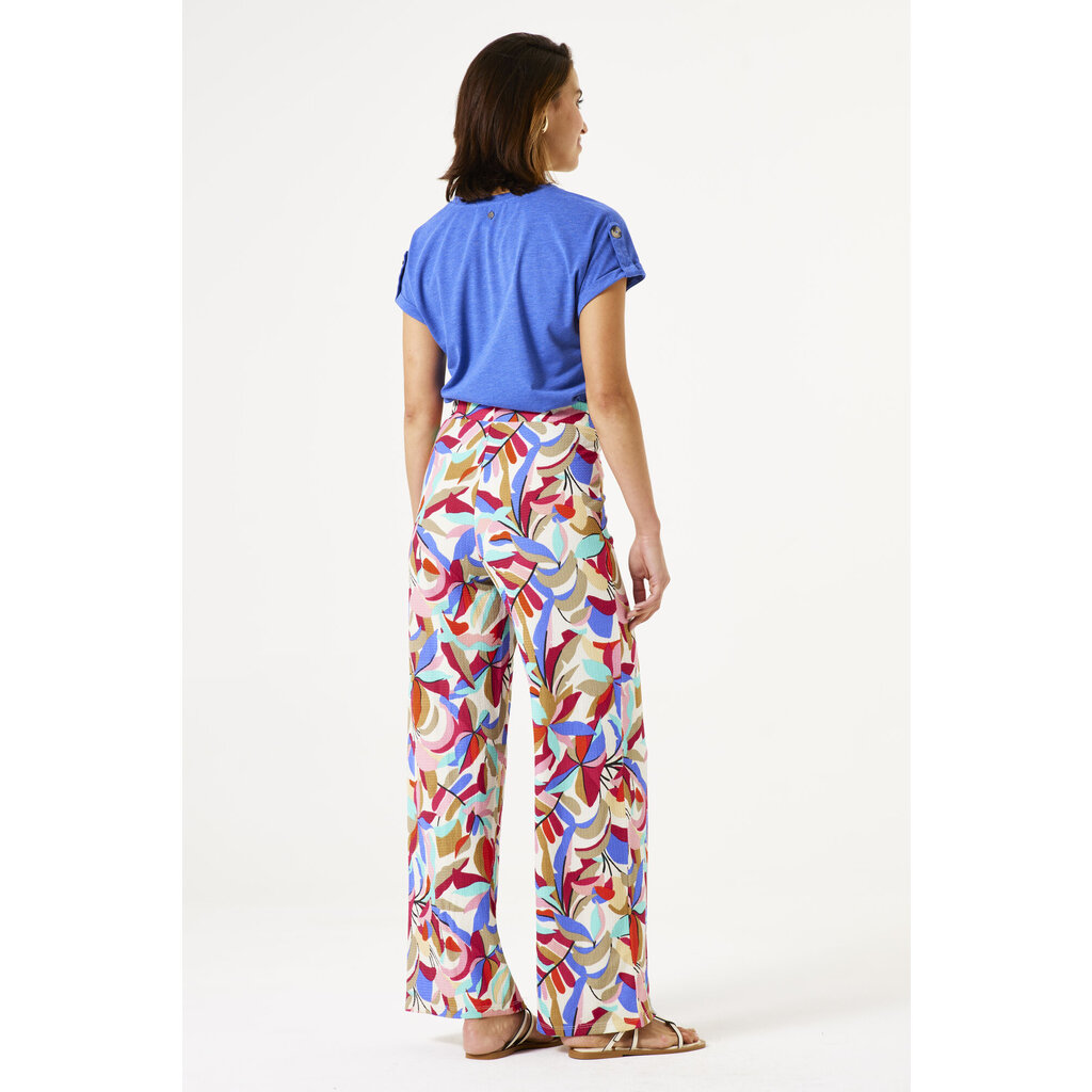 GARCIA GARCIA 25E PANTALON MOTIFS DAZZLING BLUE