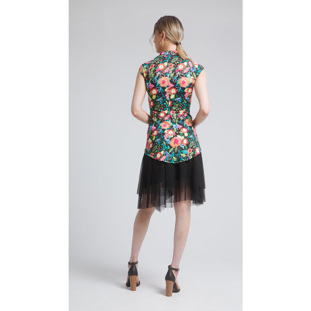 DINH BA DINH BA HAUT SOPHIA FLEUR NOIR