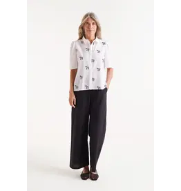 COMPANIA FANTASTICA COMPANIA FANTASTICA 25E BLOUSE ZEBRE BLANC