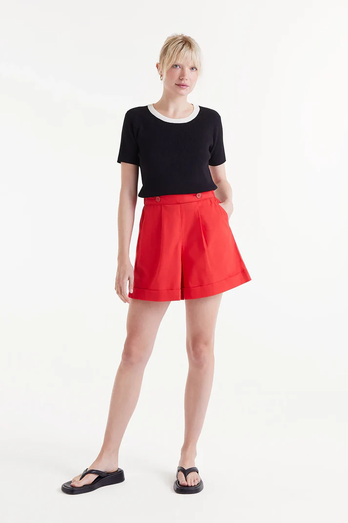 COMPANIA FANTASTICA 25E SHORT ROUGE