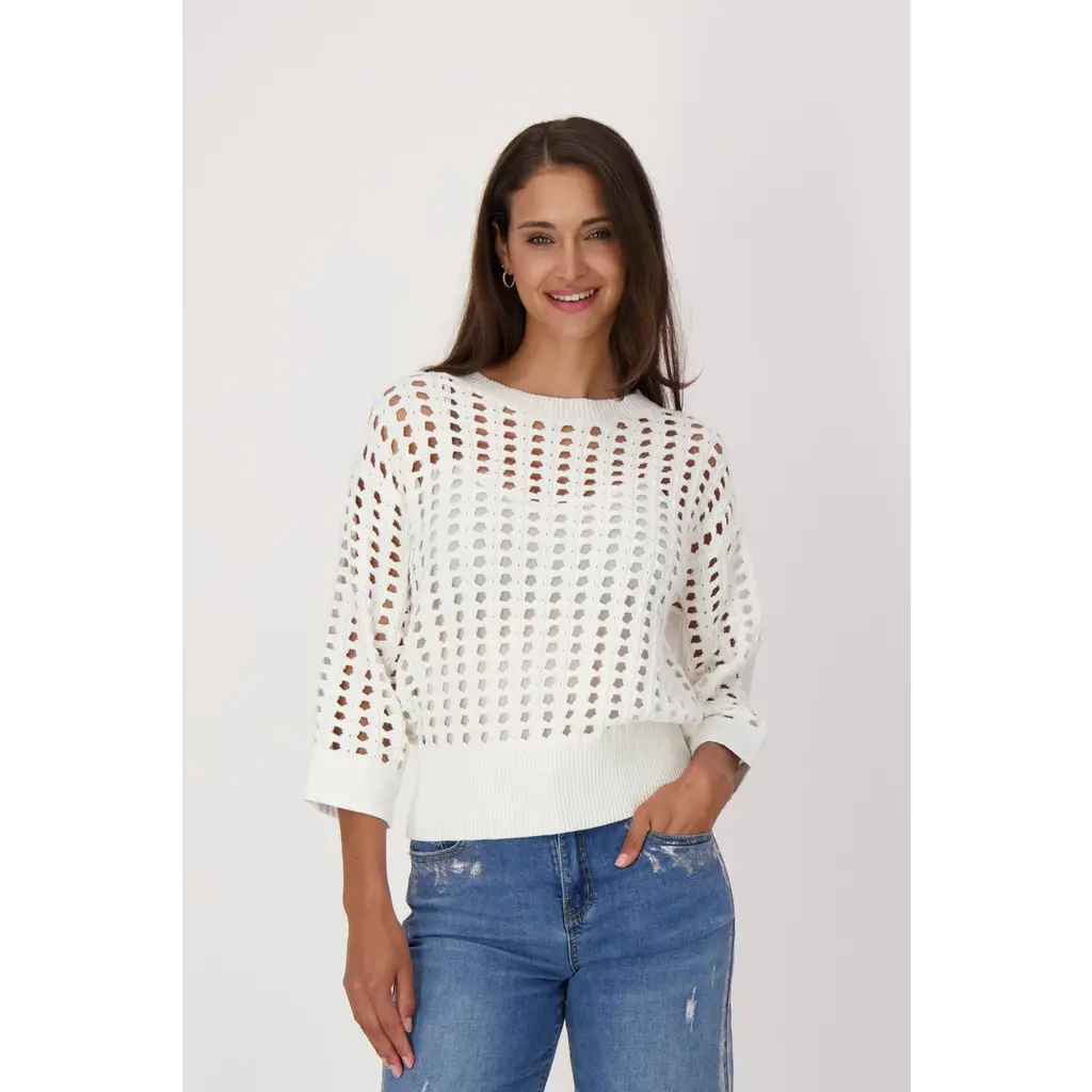 SPANNER GABBY ISABELLA 25E TRICOT AJOURE BLANC