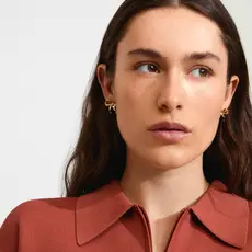 PILGRIM PILGRIM CASSIAN RECYCLED EARRINGS GOLD PLATED