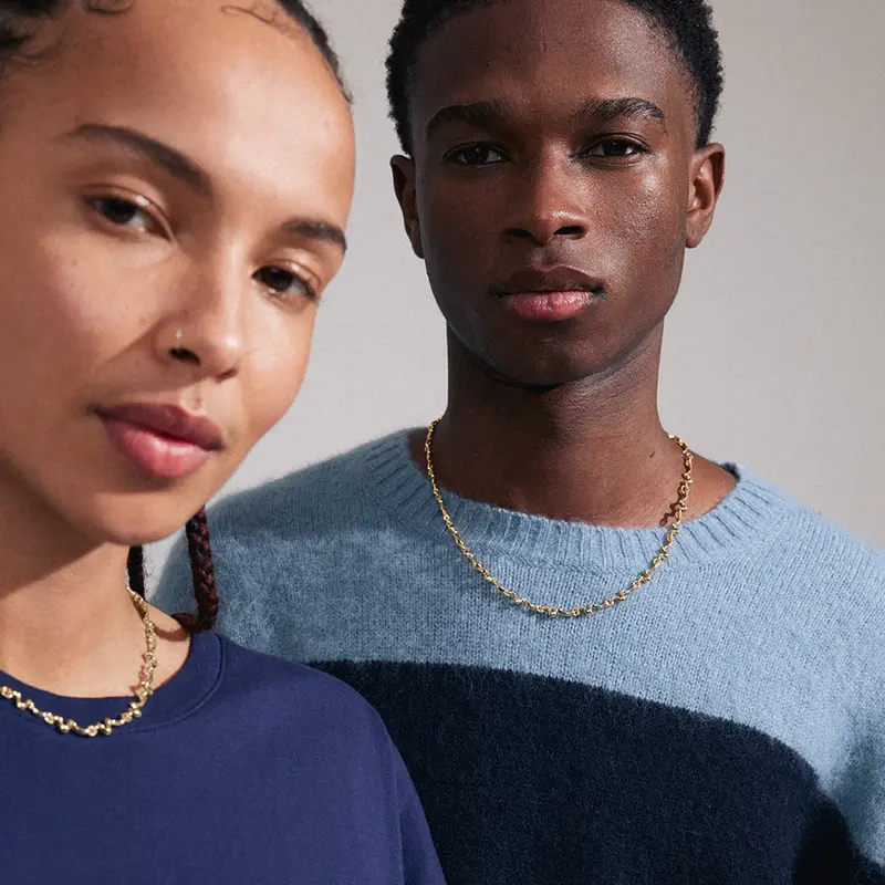 PILGRIM PILGRIM PENELOPE RECYCLED NECKLACE GOLD PLATED