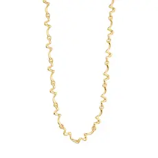 PILGRIM PILGRIM PENELOPE RECYCLED NECKLACE GOLD PLATED