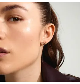 PILGRIM PILGRIM CATHARINA RECYCLED EARRINGS GOLD PLATED