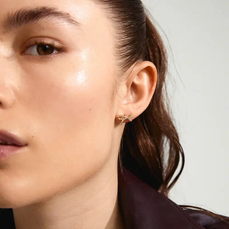 PILGRIM PILGRIM CATHARINA RECYCLED EARRINGS GOLD PLATED