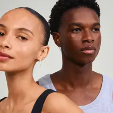 PILGRIM PILGRIM JOA RECYCLED CRYSTAL HOOP EARRINGS SILVER PLATED