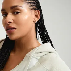 PILGRIM PILGRIM MAEVE RECYCLED HOOP EARRINGS SILVER PLATED