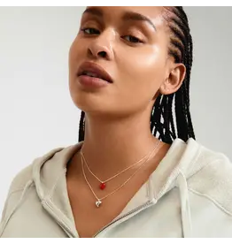 PILGRIM PILGRIM MAEVE RECYCLED NECKLACE 2 IN A SET SILVER PLATED