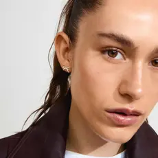 PILGRIM PILGRIM CATHARINA RECYCLED EARRINGS SILVER PLATED