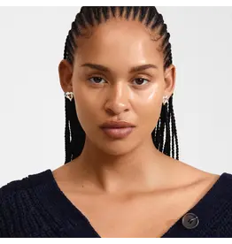 PILGRIM PILGRIM TIDE HEART EARRINGS SILVER PLATED