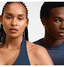 PILGRIM PILGRIM TIDE HEART EARRINGS GOLD PLATED