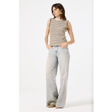 GARCIA GARCIA 25E CAMI/DEBARDEUR RAYEE WHITE CAP