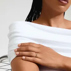 PILGRIM PILGRIM SKY RECYCLED RINGS 2 IN A SET GOLD PLATED