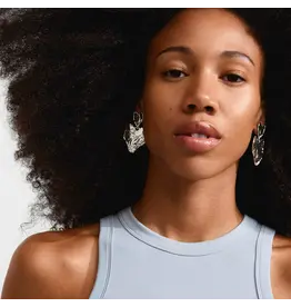 PILGRIM PILGRIM RYAN EARRINGS SILVER PLATED