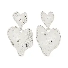 PILGRIM PILGRIM RYAN EARRINGS SILVER PLATED