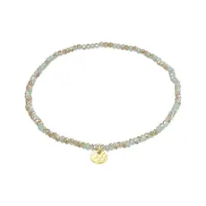 PILGRIM PILGRIM INDIE BRACELET BLUE GOLD PLATED
